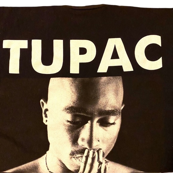 Men’s XXL Vintage Tupac Short Sleeve T-Shirt - Picture 5 of 5